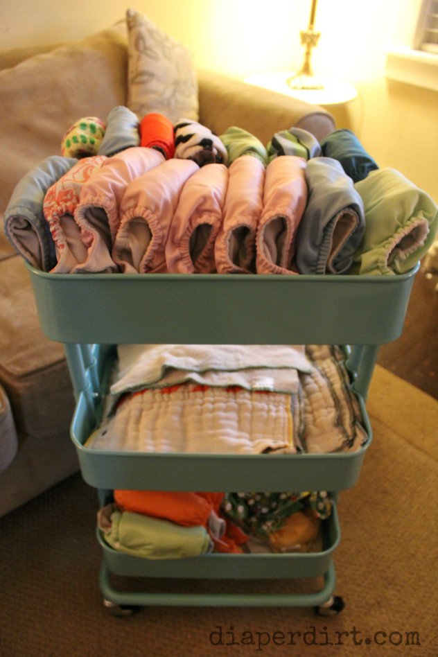 Cloth Diaper Station Setup | Debt Free Dana