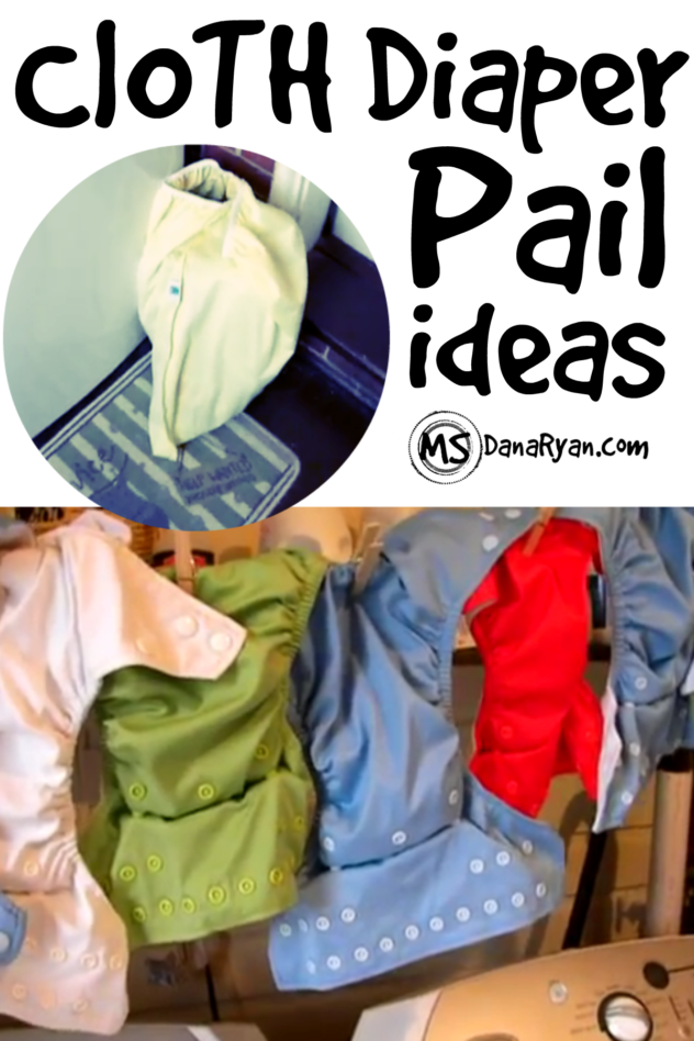 Simple & Effective Cloth Diaper Pail Ideas | Debt Free Dana