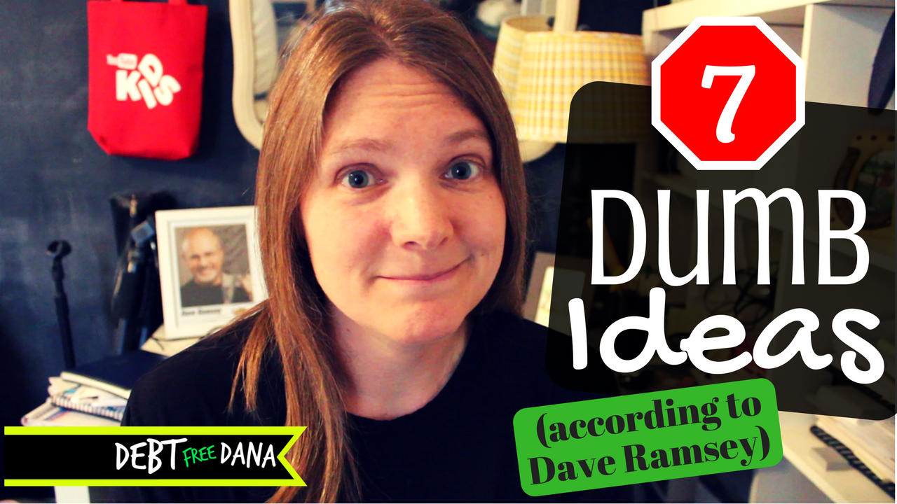 Dave ramsey stupid tax debt free dana